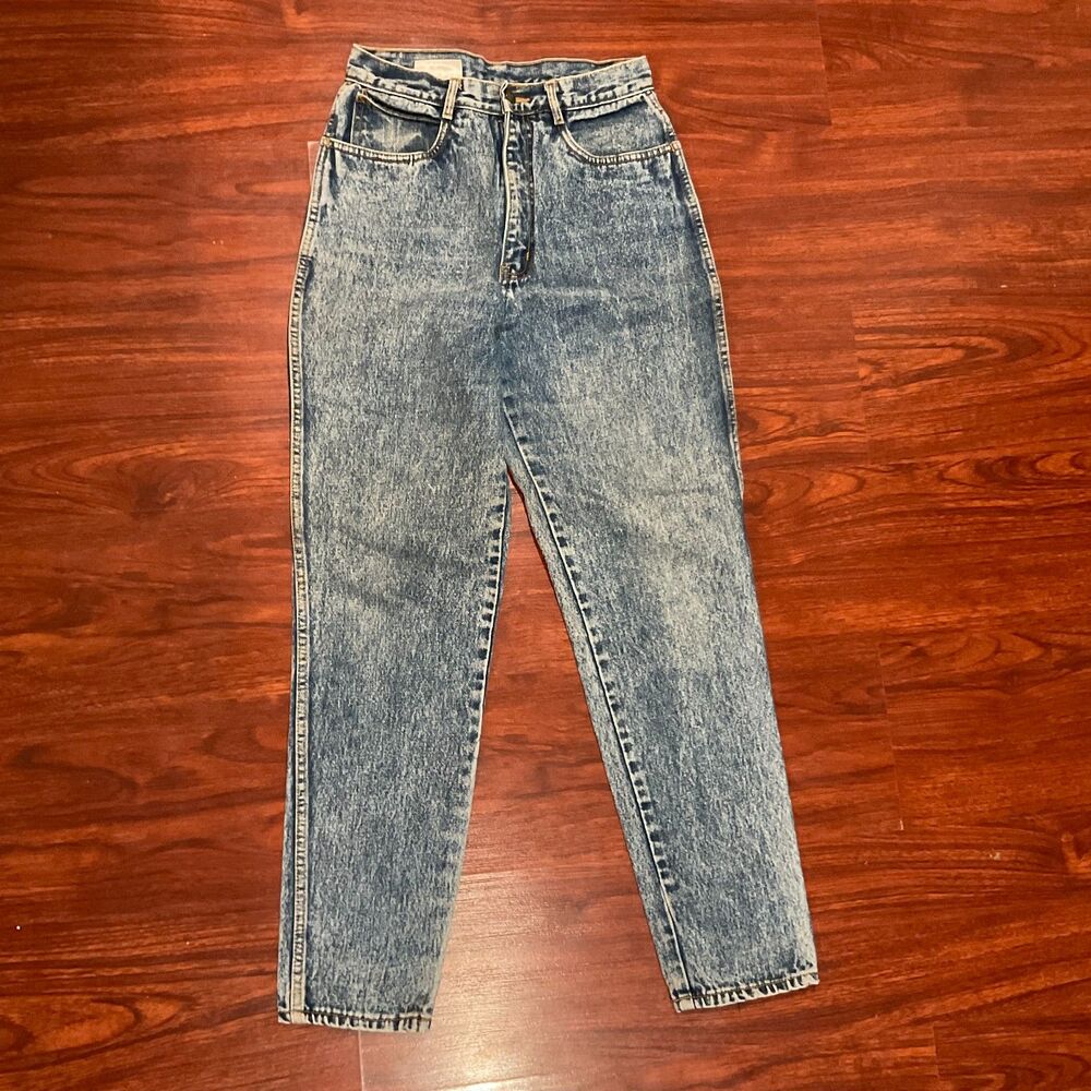 Vintage RIO Stephen Mardon Jeans Size 24 Stone Wash High Rise Tapered Leg Cotton